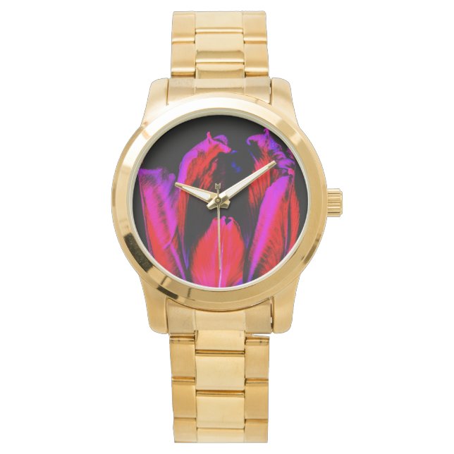 Neon Glow Tulip Watch (Front)