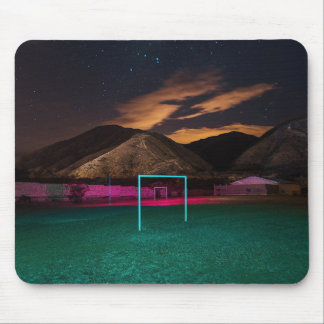 Neon Glow Under the Stars  Mouse Pad