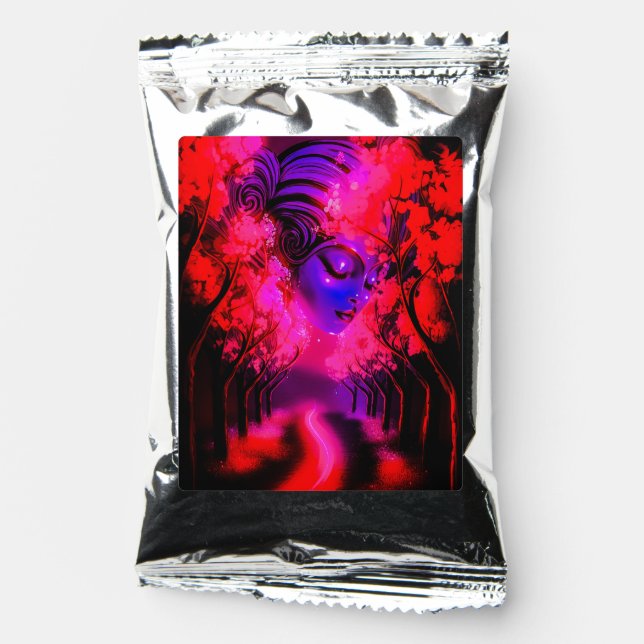 Neon Goddess in Enchanted Forest Coffee Drink Mix (Front)
