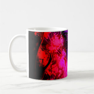 Neon Goddess in Enchanted Forest Coffee Mug