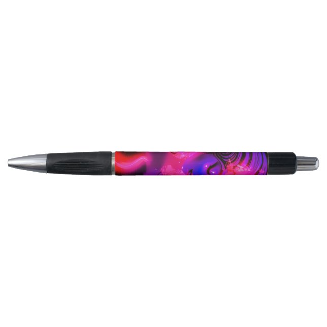 Neon Goddess in Enchanted Forest Pen (Front)