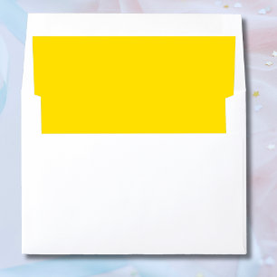 Neon Goldenrod modern sunshine minimal Envelope Liner