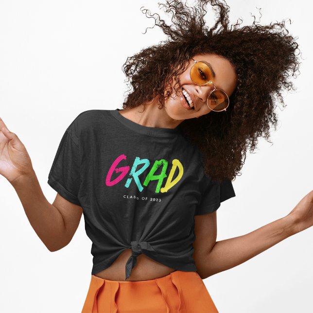 Neon GRAD Class of 2024 T-Shirt (Creator Uploaded)