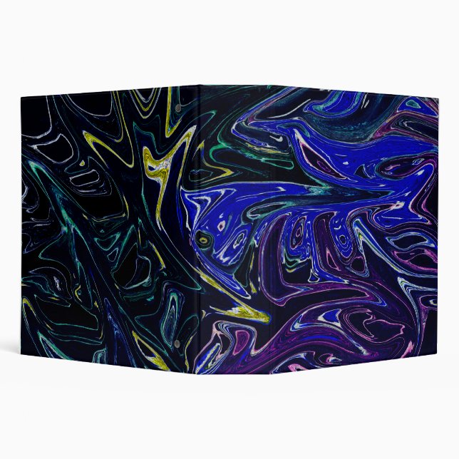Neon Graffiti 3 Ring Binder (Background)