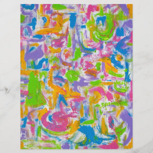 Neon Graffiti - Abstract Art Brushstrokes Flyer