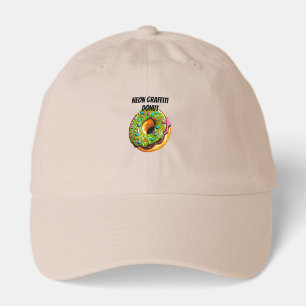 Neon Graffiti Donut–Street Art Sprinkle Explosion Hat