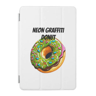 Neon Graffiti Donut–Street Art Sprinkle Explosion iPad Mini Cover