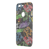 Neon Graffiti Gaming Pattern Uncommon Google Pixel Case (Back/Left)