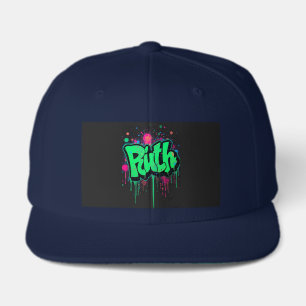 Neon Graffiti Streetwear T-Shirt Visor