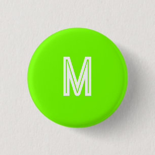 neon green - add monogram button