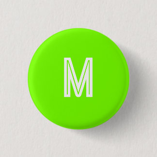neon green - add monogram   button