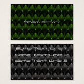 Neon Green Alien Head Design (Front & Back)