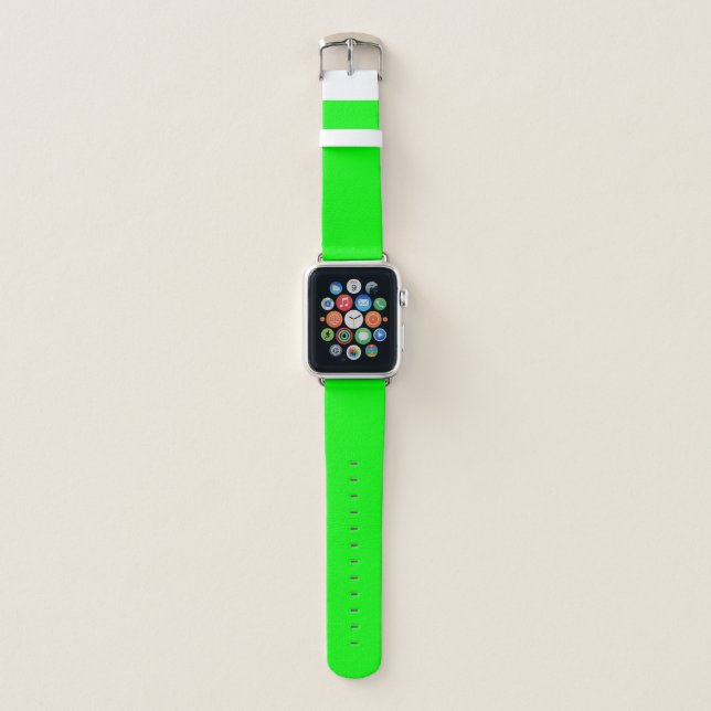 Neon Green Apple Watch Band (Front)