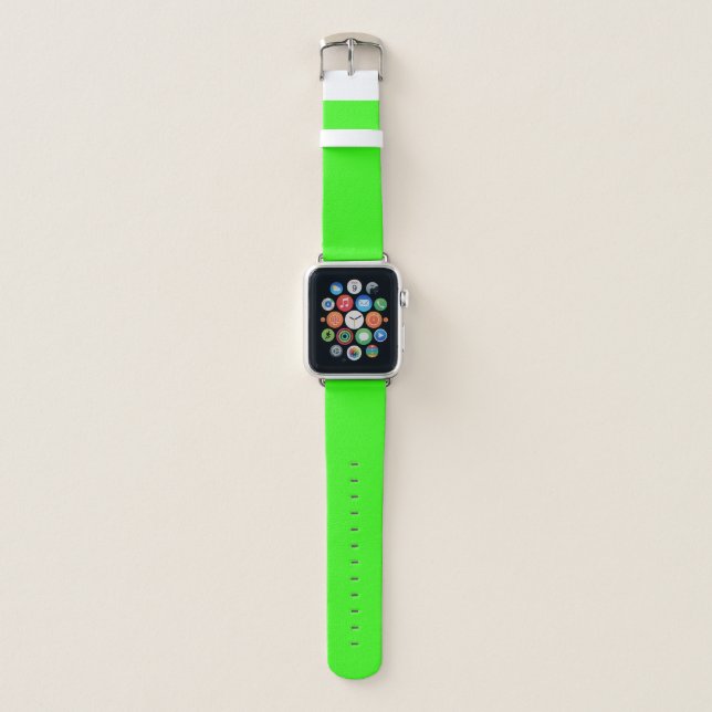 Neon Green Apple Watch Band (Front)