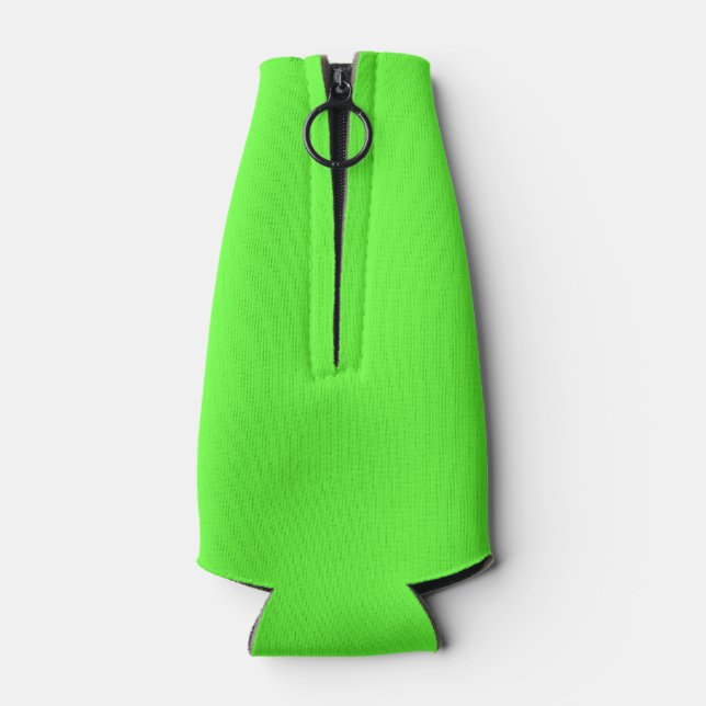 Neon Green Bottle Cooler (Back)
