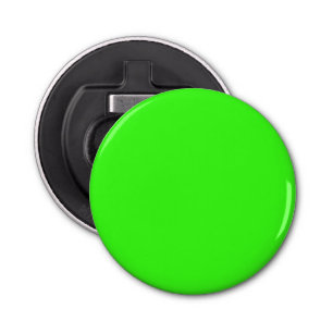 Neon Green Bottle Opener Badge – Customizable