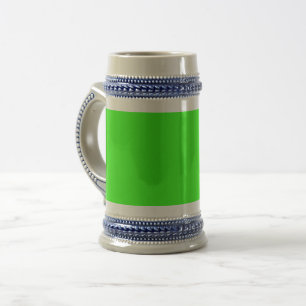 Neon Green Custom Beer Stein