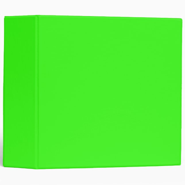 Neon Green Custom Binder (Front/Spine)