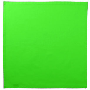 Neon Green Custom Cloth Napkin
