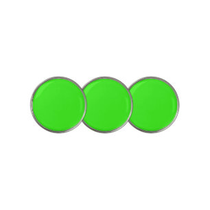 Neon Green Custom Golf Marker Set
