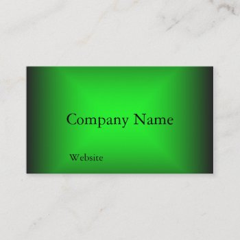 Neon Green Design Business Card by Iggys_World at Zazzle