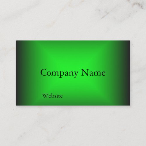 Neon Green Design Business Card Template