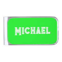 Neon Green Elegant Name Color Plain Bright