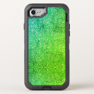 Neon Green Floral Bright Colorful Vitality OtterBox Defender iPhone SE/8/7 Case