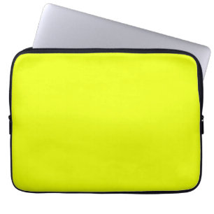neon green fluorescent solid color laptop sleeve