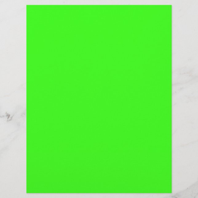 Neon Green Flyer (Front)