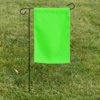 Neon Green Garden Flag – Custom Design