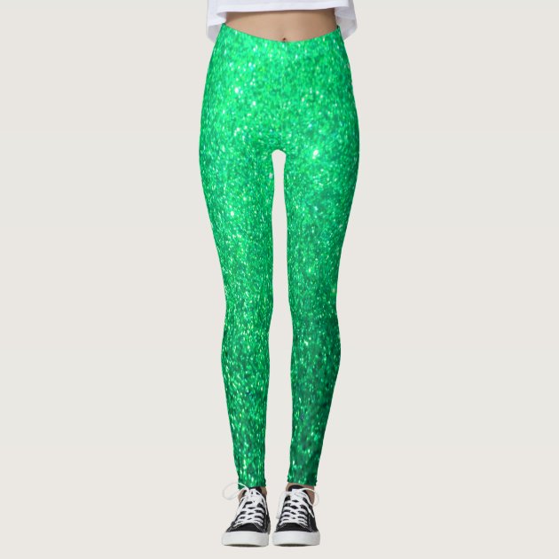Buy Shyle Double Shade Black Green Sports Pant - Ladies Tights - Shyaway.com