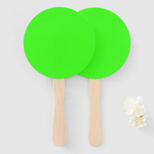Neon Green Handheld Fan Set – Customizable