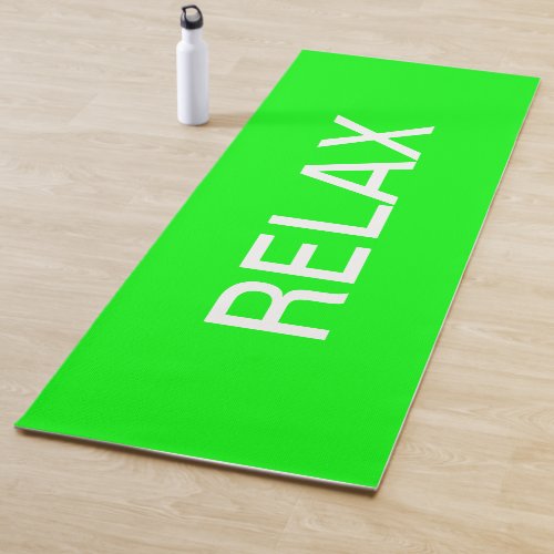 Neon green hex 00FF00  Yoga Mat