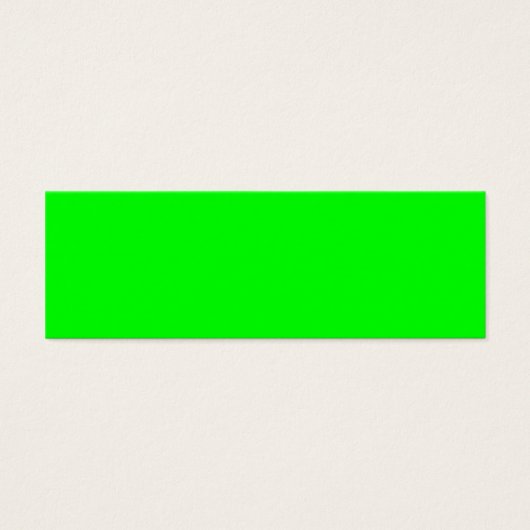 Neon green hex code 00FF00 (Front)