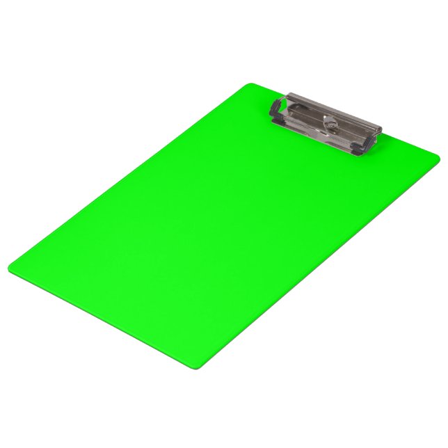 Neon green hex code 00FF00 Clipboard (Angled)