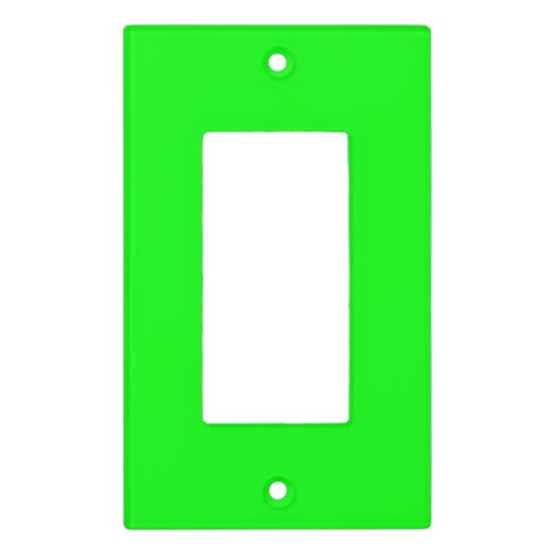 Neon green hex code 00FF00  Light Switch Cover