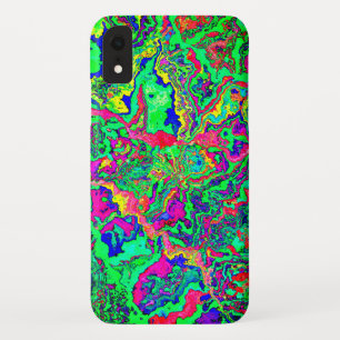 Neon Green Hot Pink iPhone / iPad case