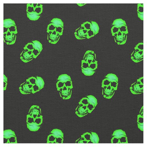 Green Skull Face Shield, Zazzle