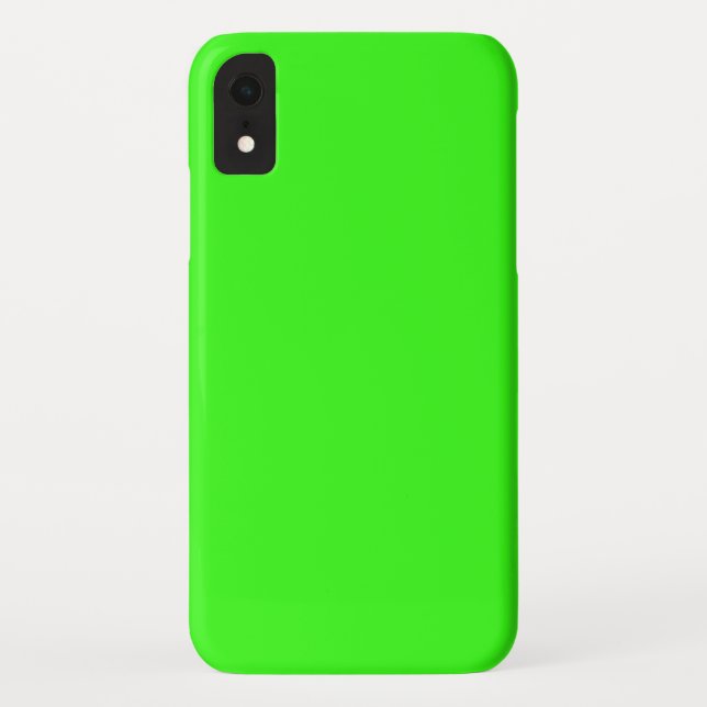Neon Green iPhone XR Case (Back)