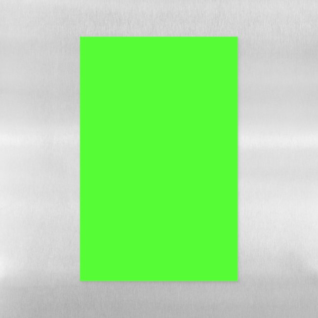 Neon Green Magnetic Dry Erase Sheet – Customizable (Vertical)
