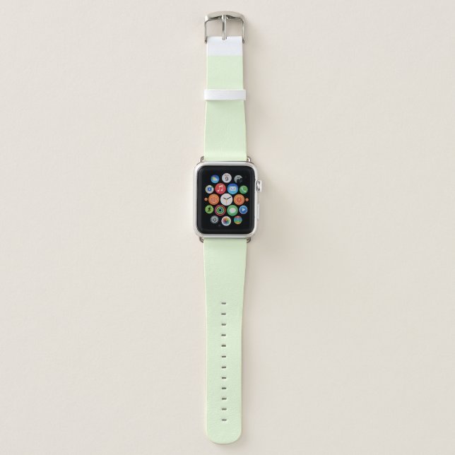 Neon Green Minimalist Apple Watch Band (Front)