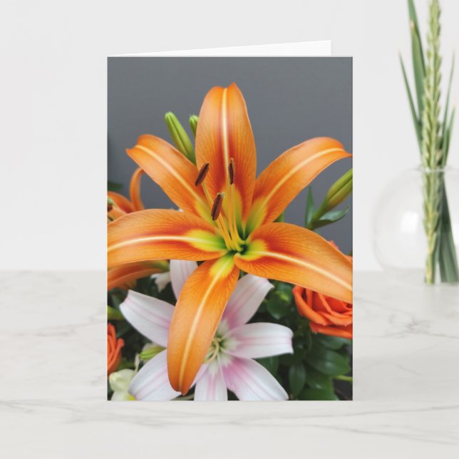 Neon Green Mothers Day Bloom Card (Front)