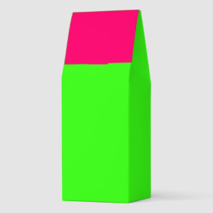 Neon Green & Neon Pink Custom Coffee Bag