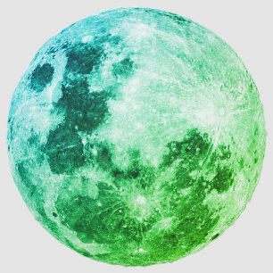 Neon Green of Earth in Space Beach Towel