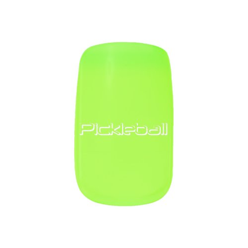 Neon Green Pickleball Logo Minx Nail Art