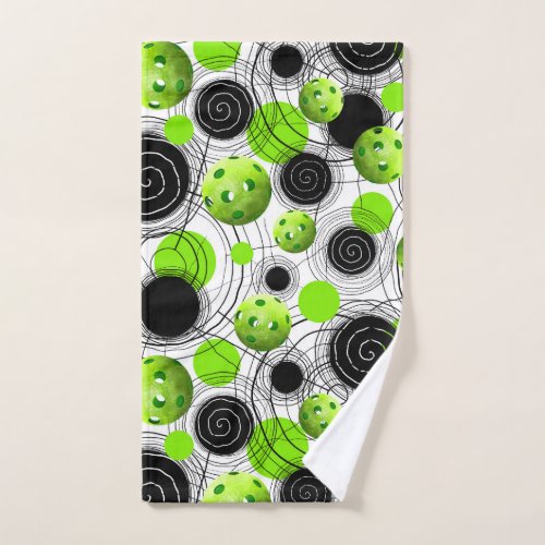 Neon Green Pickleball Sweat Towel