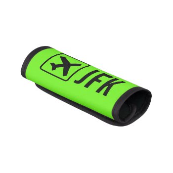 Neon Green Plan Luggage Identification Handle Wrap by iprint at Zazzle