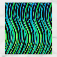 Neon Green Prayer Shawl Bar Mitzvah Envelope Liner