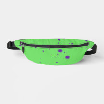 Neon Green Purple Splotches